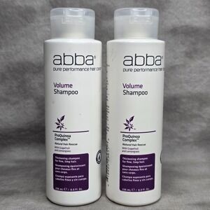 (X2) ABBA Volume Shampoo 8 oz w/Grapefruit & Lemongrass
